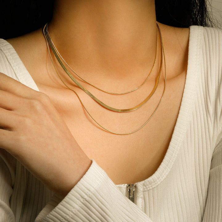 Triple Layered Chain Necklace Stornfield