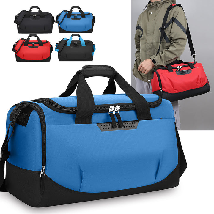 Sporty travel bag with ergonomic carrying system and innovative compartments Stornfield