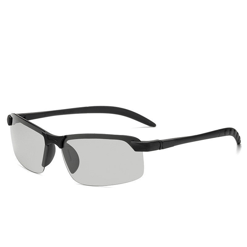 Men's sporty sunglasses with polarized lenses and flexible frame Stornfield