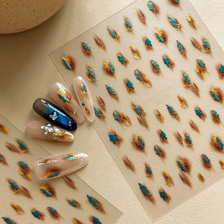 Creative Nail Art Glitter Transfers