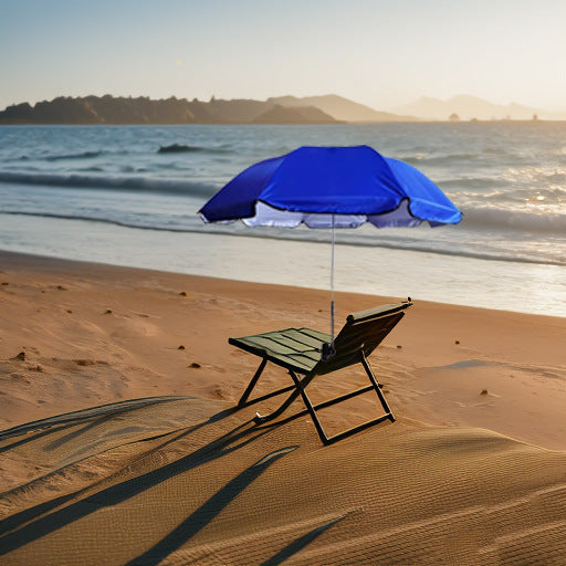 Women's Adjustable Beach Sunshade Umbrella with Ground Anchor Stornfield