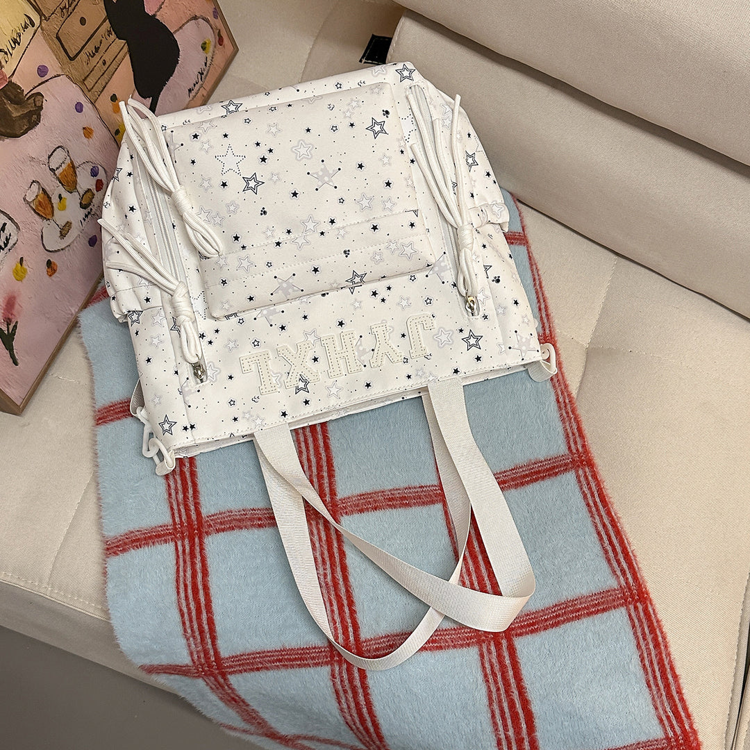 Stylish Star-Printed Backpack Stornfield 1791205378