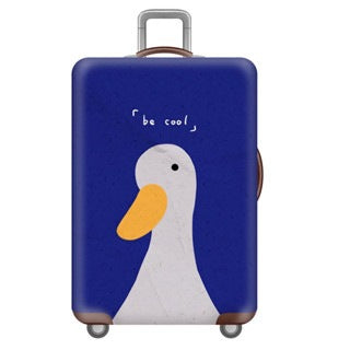 Unisex hard shell trolley with cute duck design, lightweight cabin-friendly luggage with telescopic handle and interior organization Stornfield
