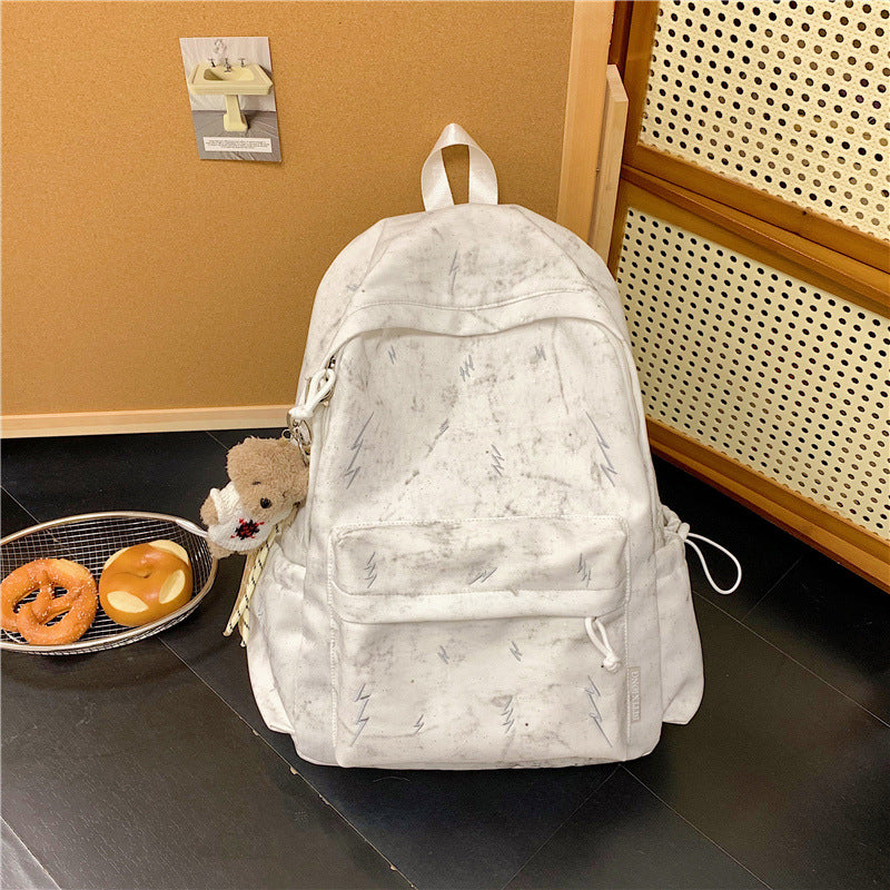 Stylish Casual Lightning Print Backpack