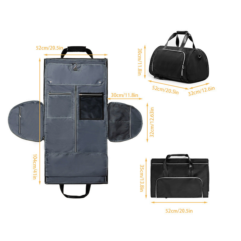Elegant Travel Bag with Integrated Clothing Protection Stornfield