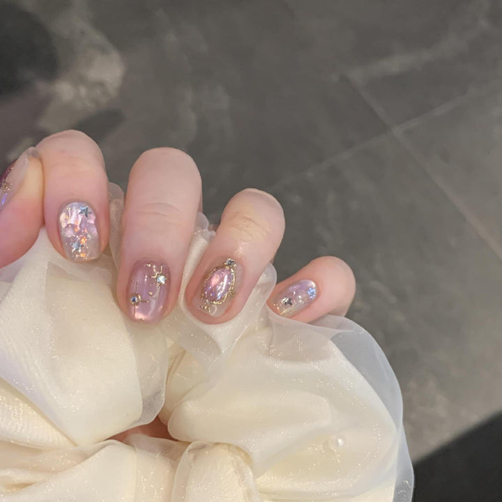 Glamorous nail art with glitter effect Stornfield