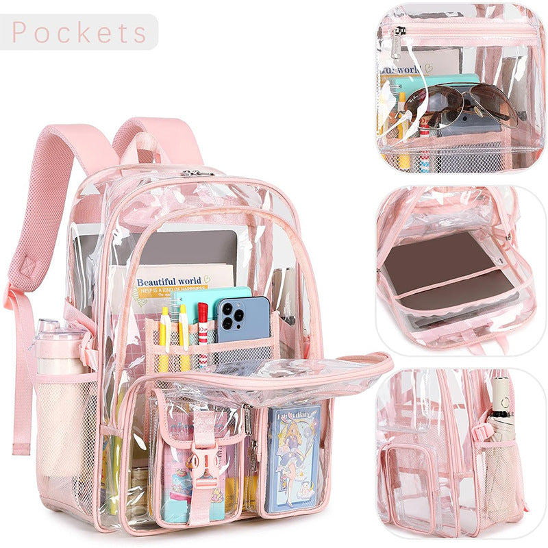Transparent Multifunctional School Backpack Stornfield