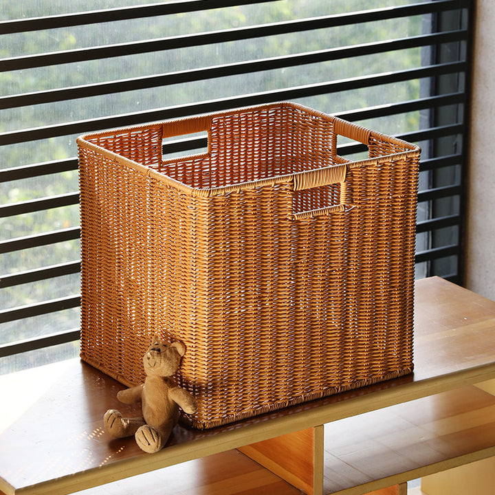 Unisex Spacious Storage Basket made of Woven Natural Material Stornfield