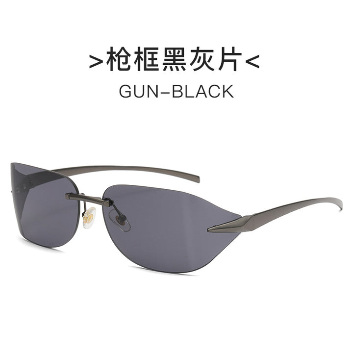 Women futuristic sunglasses with elegant minimalist design Stornfield