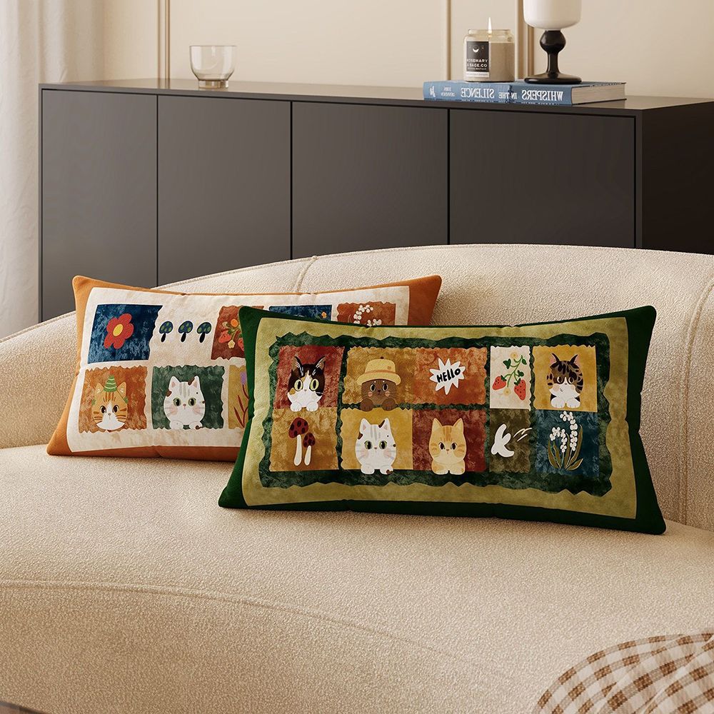 Decorative Animal-Themed Throw Pillow