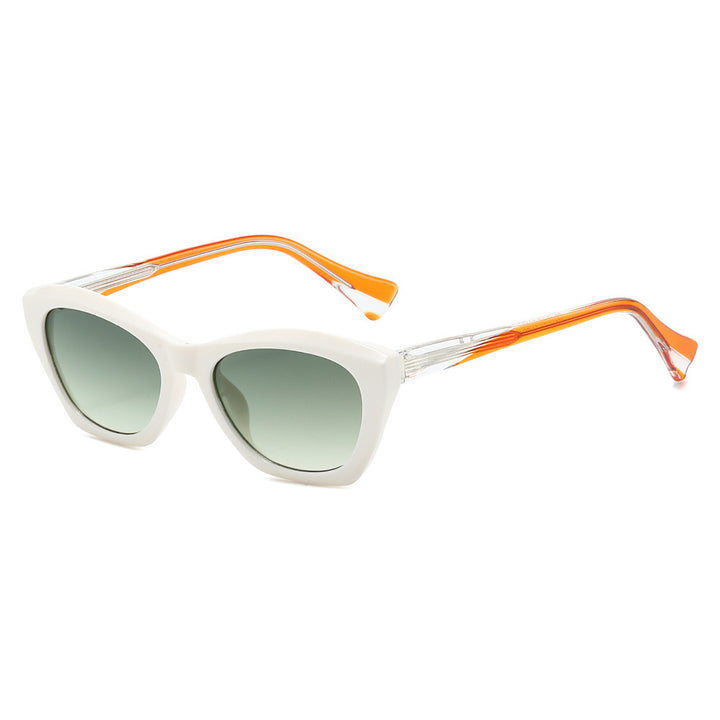Women's Cat-Eye Sunglasses with Transparent and Colored Details Stornfield