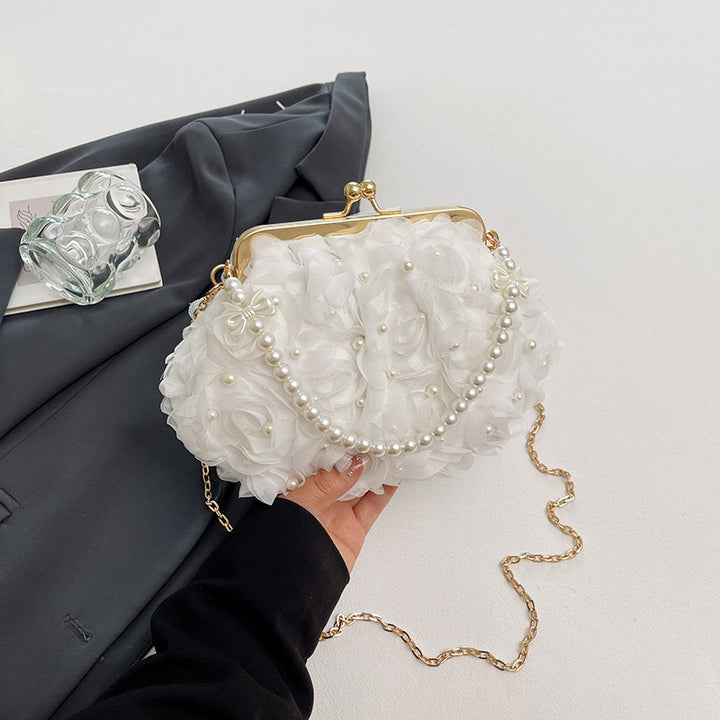 Floral Embellished Evening Clutch