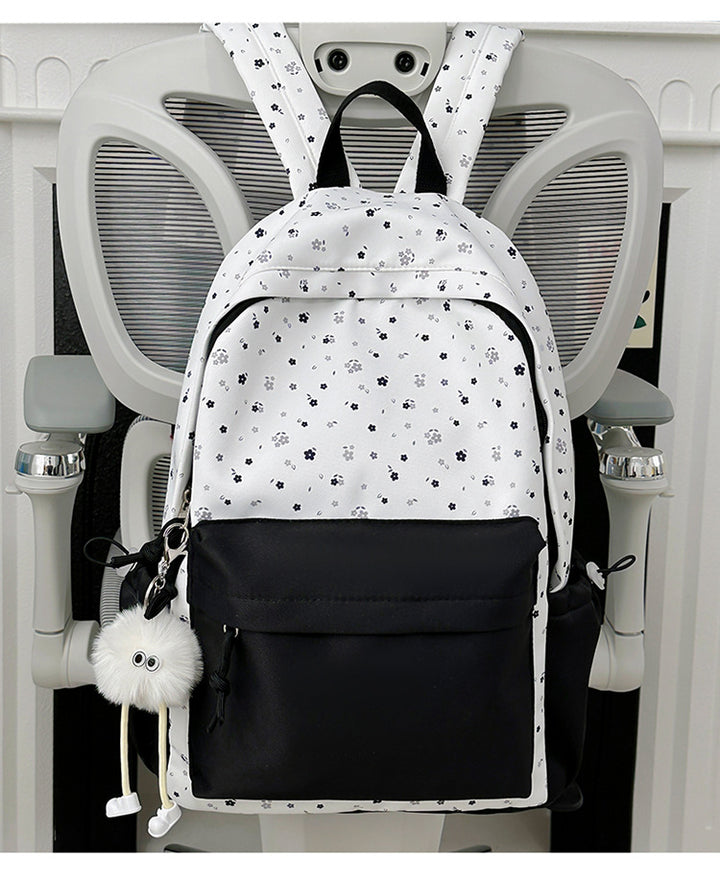 Mini backpack with floral design and practical organizer compartments Stornfield