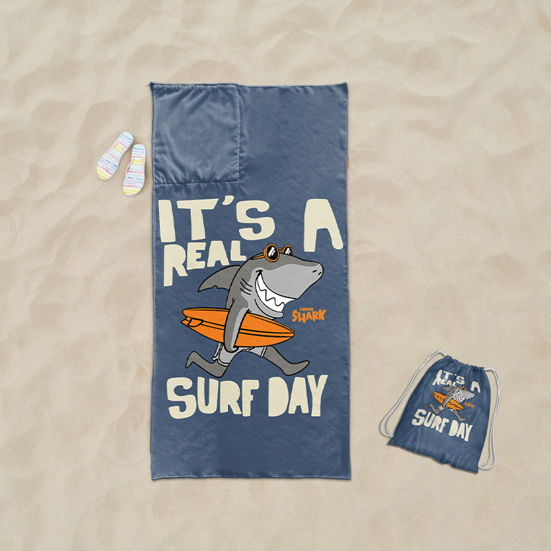 practical beach towel with integrated tote bag design Stornfield
