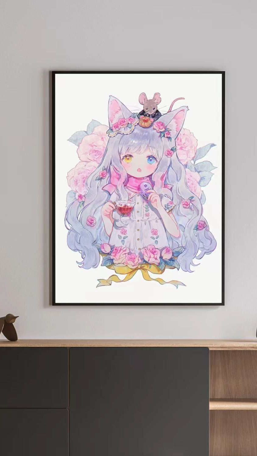 Illustrated Fantasy Character Canvas Art Print Stornfield