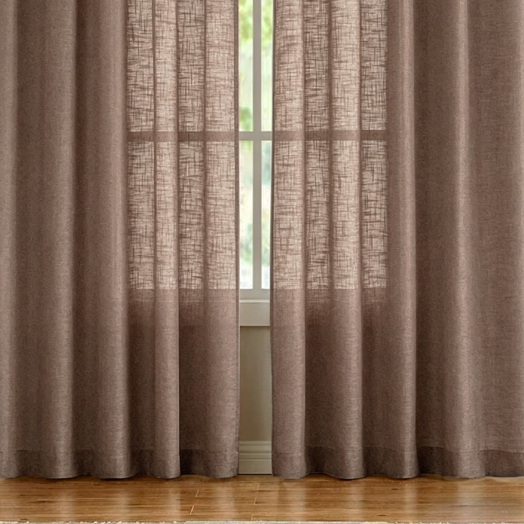 Sheer Linen Window Curtains Stornfield