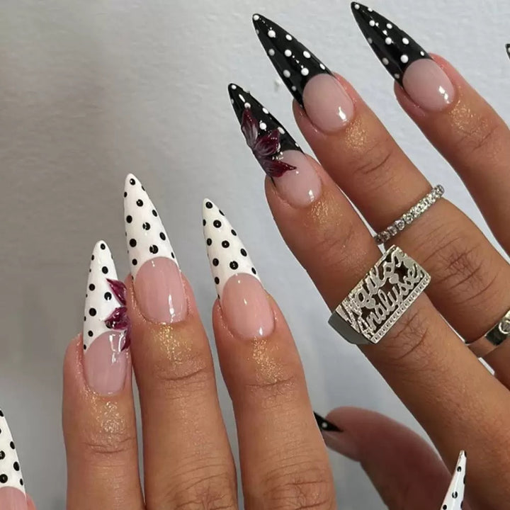 Artistic Stiletto Nail Art Extensions Stornfield 1787913641