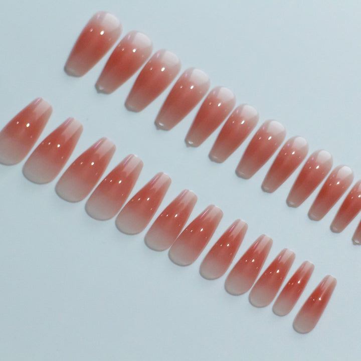 Elegant Ombre Acrylic Nail Extensions