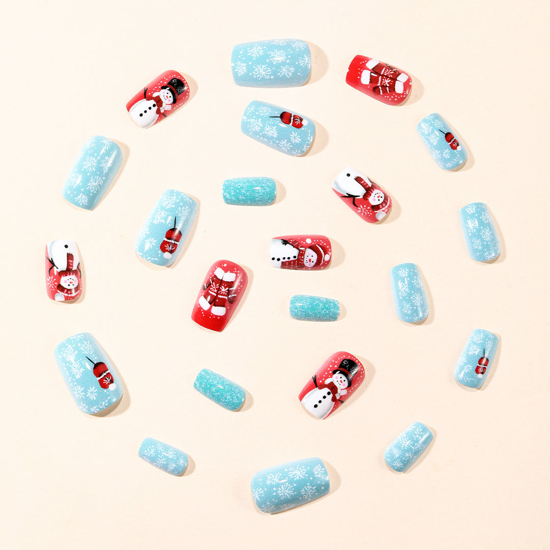 Winter-Themed 3D Nail Art Extensions Stornfield