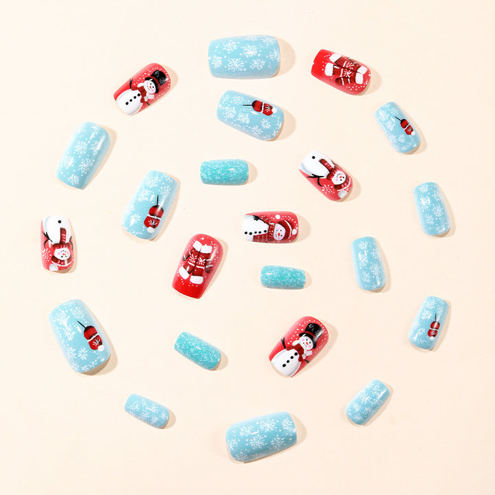 Winter-Themed 3D Nail Art Extensions Stornfield