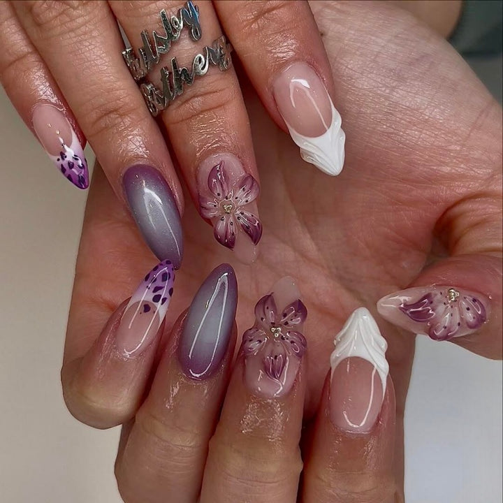 Animal-Inspired Press-On Nail Art Set Stornfield