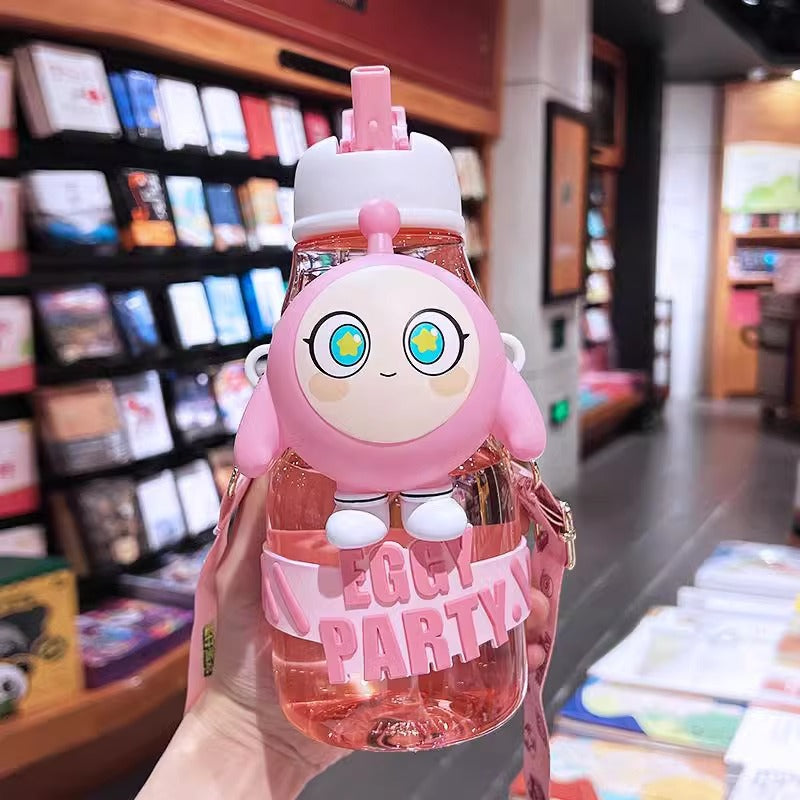 Women’s water bottle with interactive design and stylish character element Stornfield