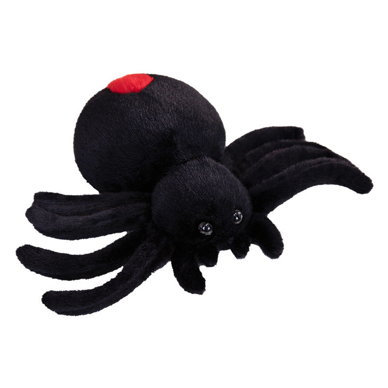 Plush Red-Spot Spider Soft Toy with Poseable Legs and Glassy Safety Eyes Stornfield