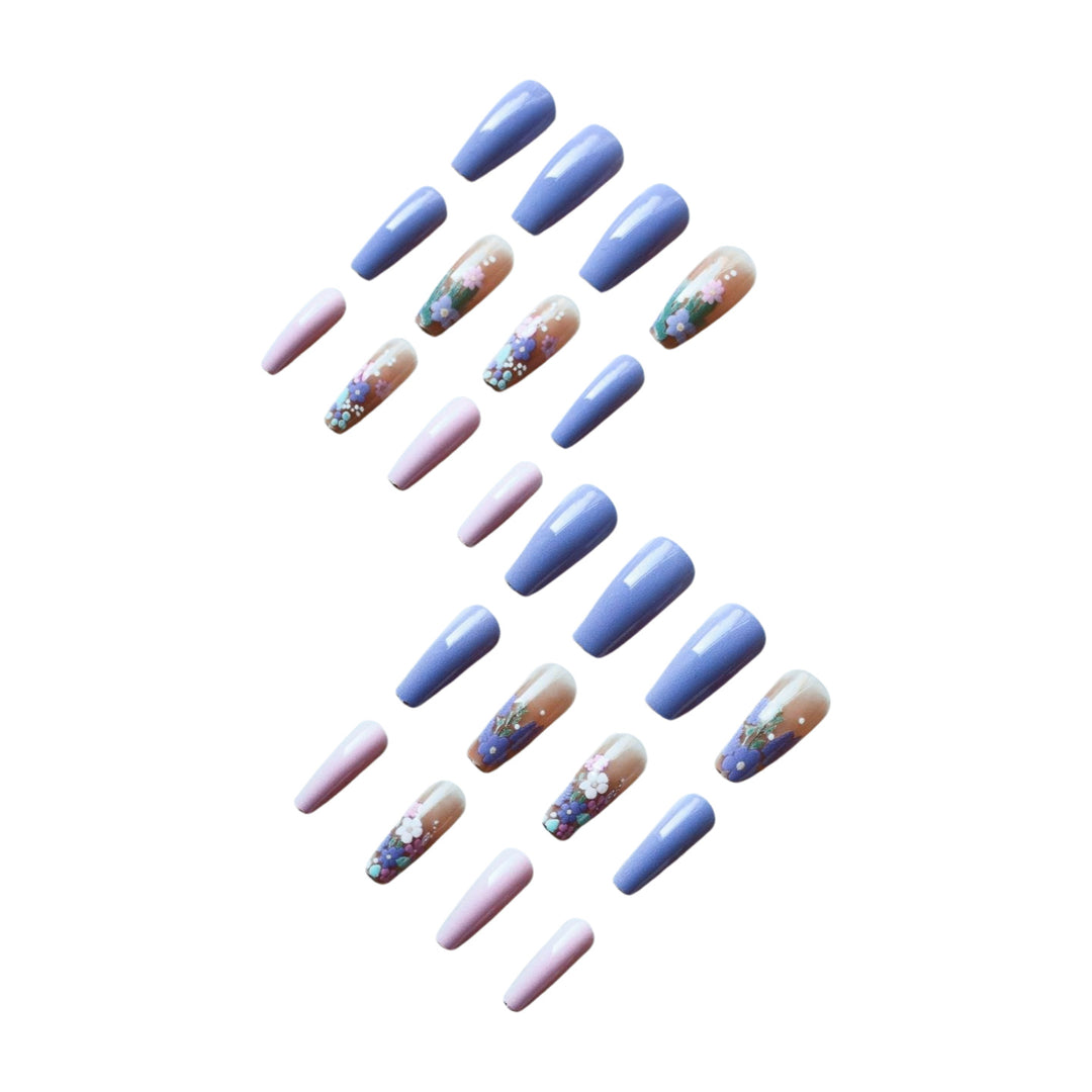 Artistic Floral Nail Design Set