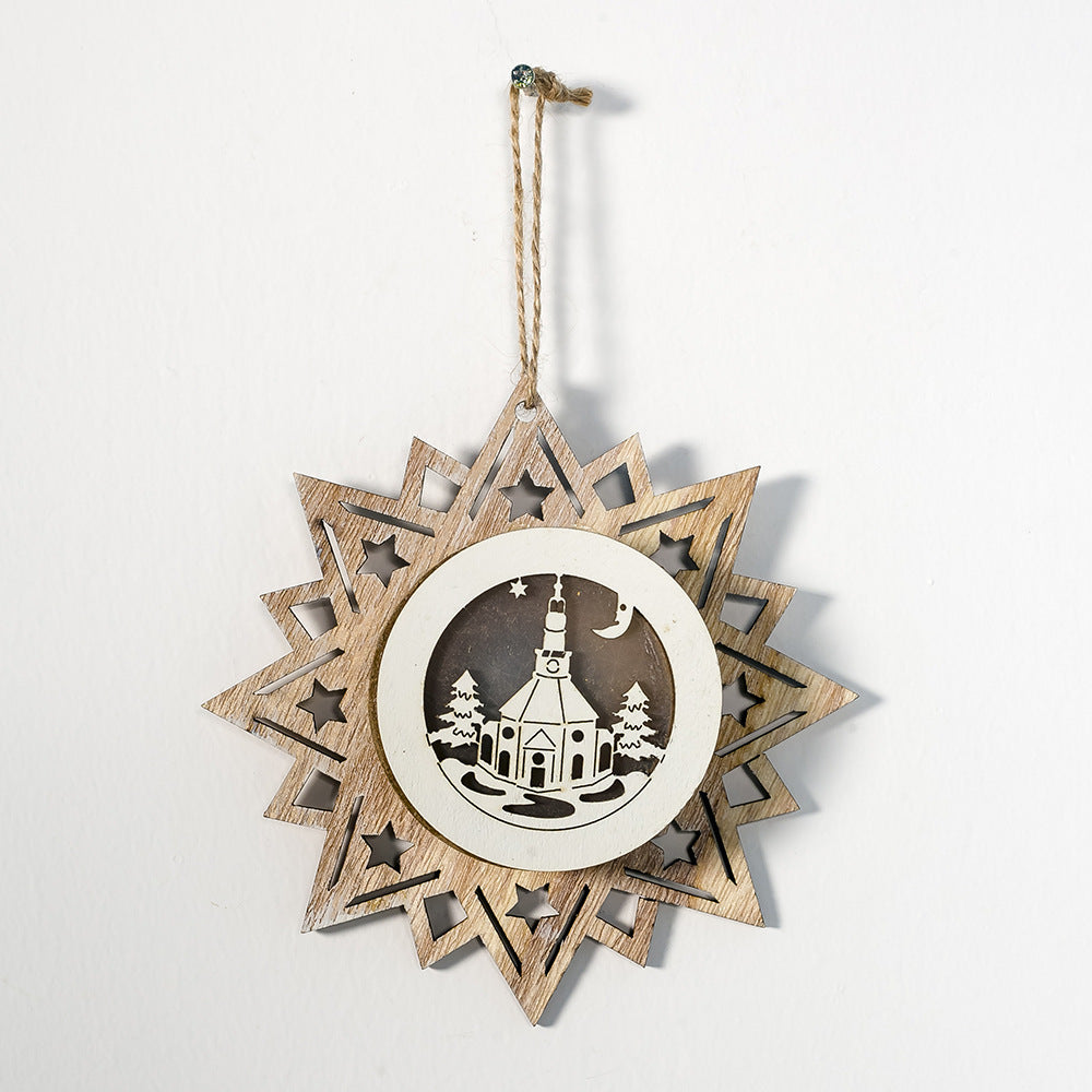 Decorative Wooden Christmas Ornament Stornfield
