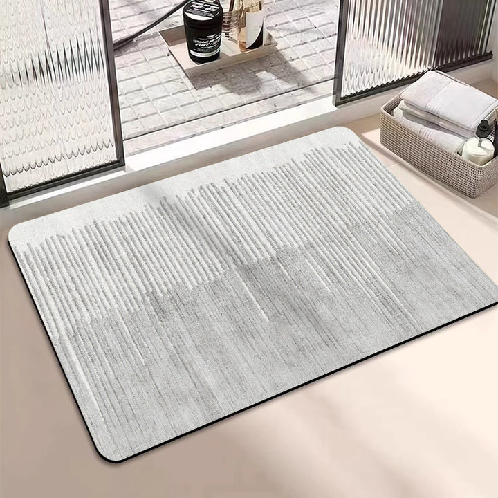 Geometric Pattern Soft Memory Foam Bath Mat Stornfield