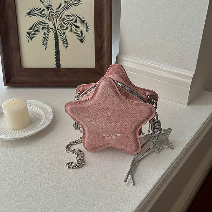 Star-Shaped Mini Crossbody Bag