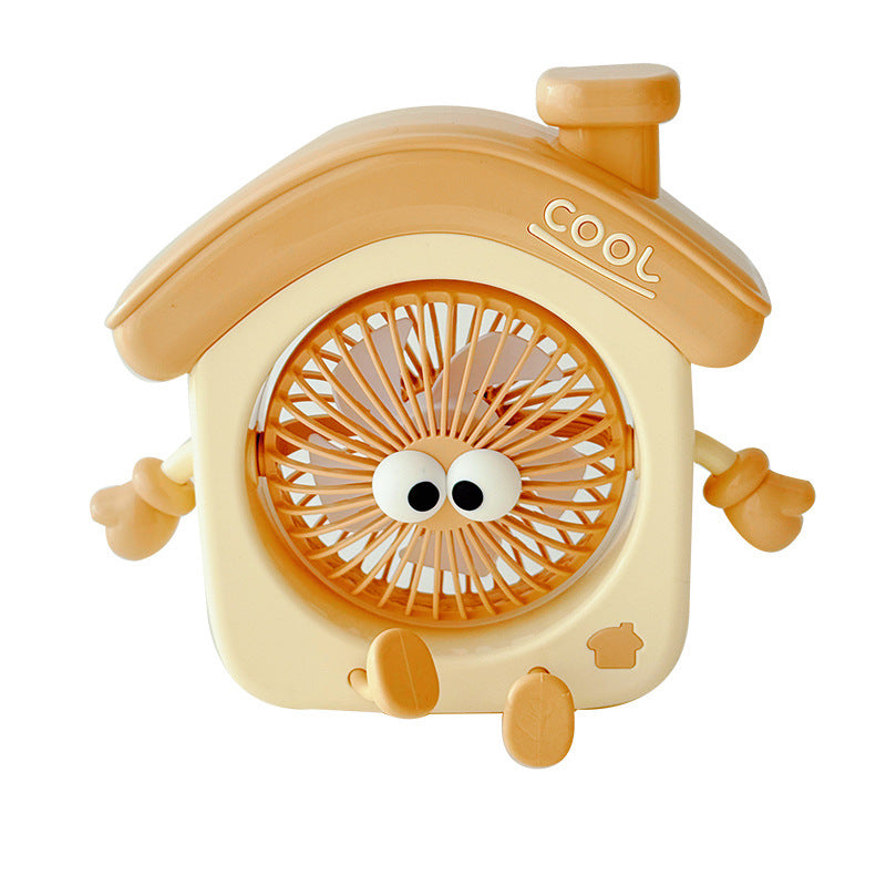 Unisex Portable Mini Table Fan in Creative House Design Stornfield