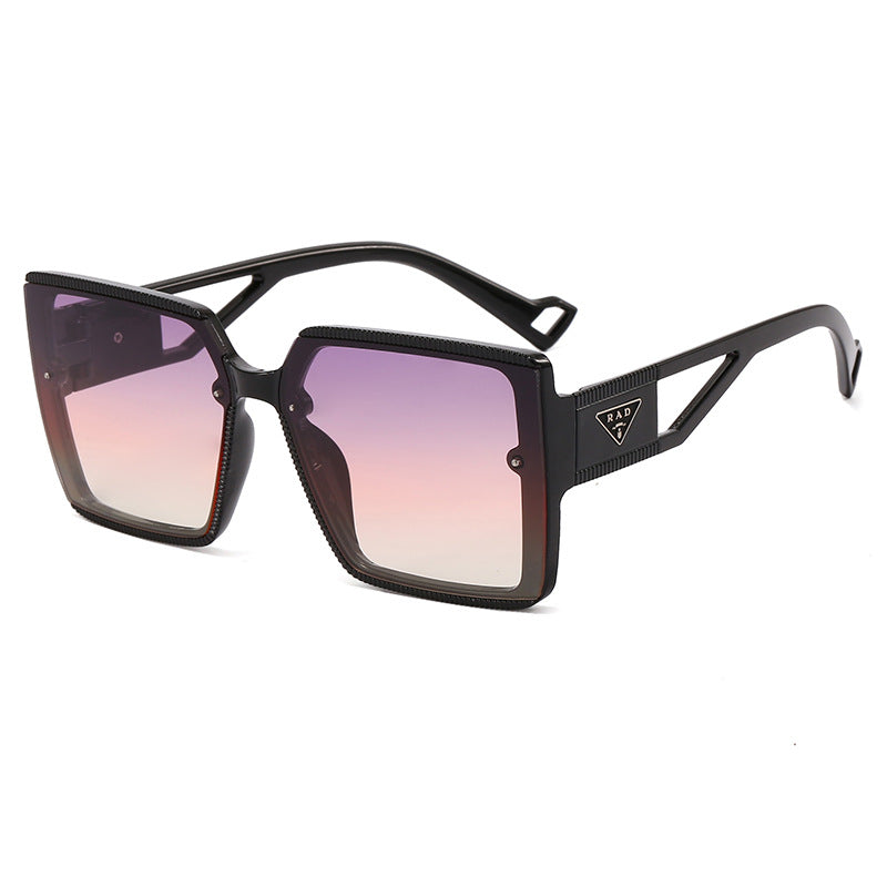 Women's fashionable square sunglasses with unique frame structure Stornfield