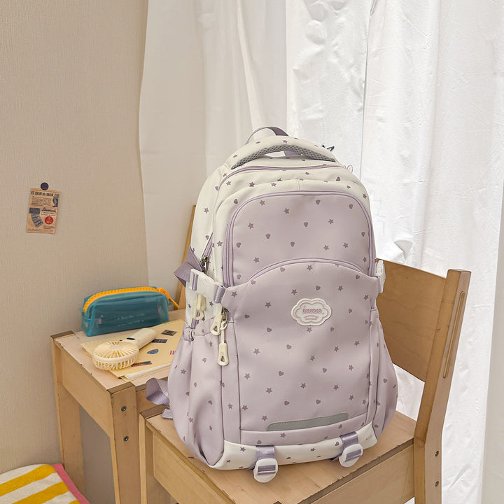 Star-Embellished Ergonomic Backpack Stornfield