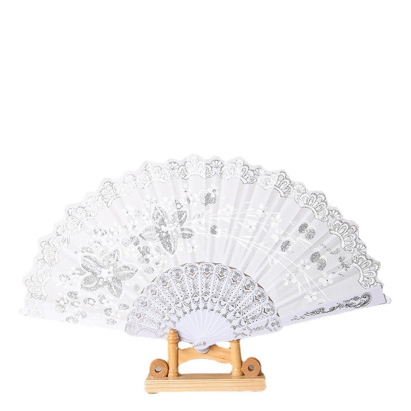 Ladies elegant lace fan Stornfield