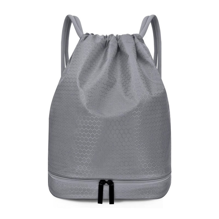 Lightweight Hexagonal Pattern Drawstring Backpack Stornfield