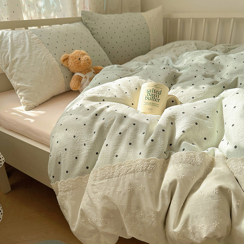 Lightweight Textured Duvet Cover Set