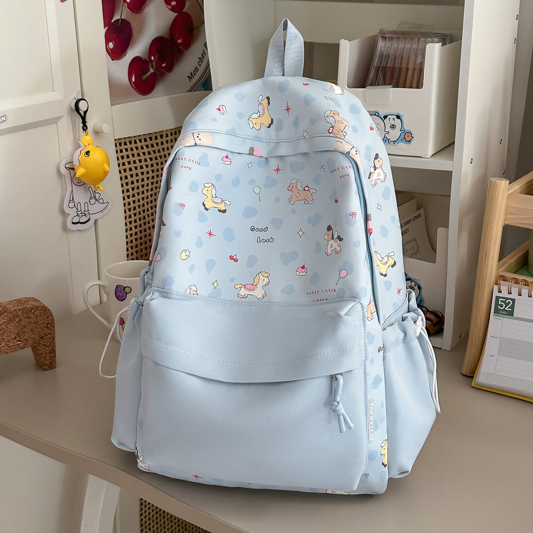 Cute Character Print Backpack Stornfield 1791205506