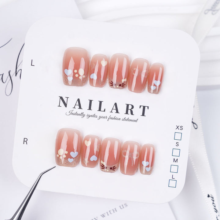 Artistic 3D Butterfly Press-On Nail Set Stornfield