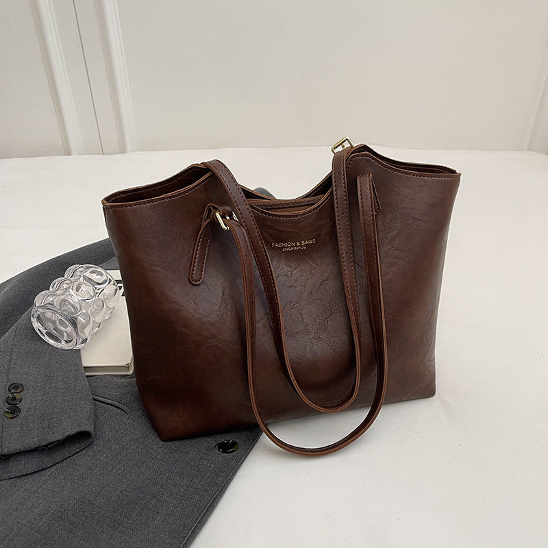 Premium Leather Tote Stornfield