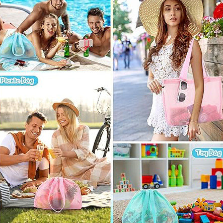 Breathable shopping bag with drawstring Stornfield