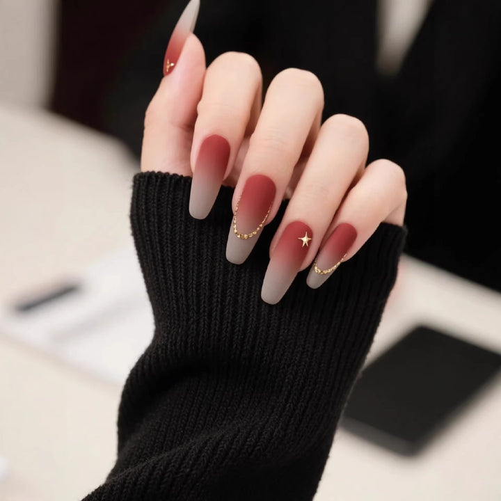 Ombre Decorative Press-On Nail Set