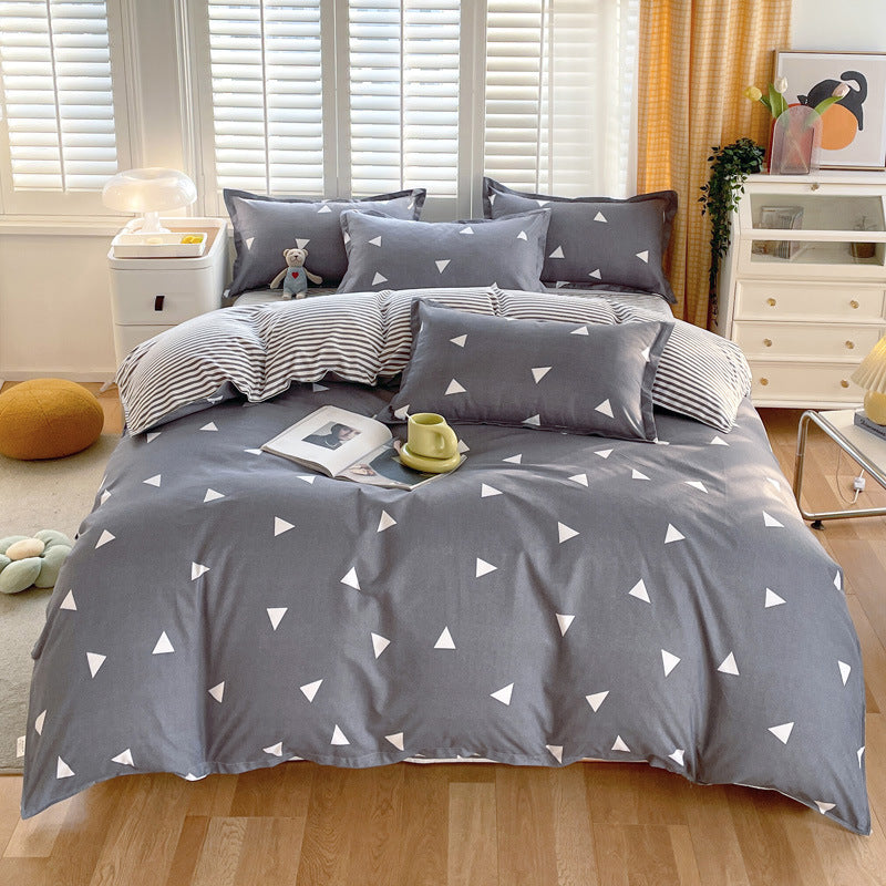 Modern Graphic Print Bedding Set