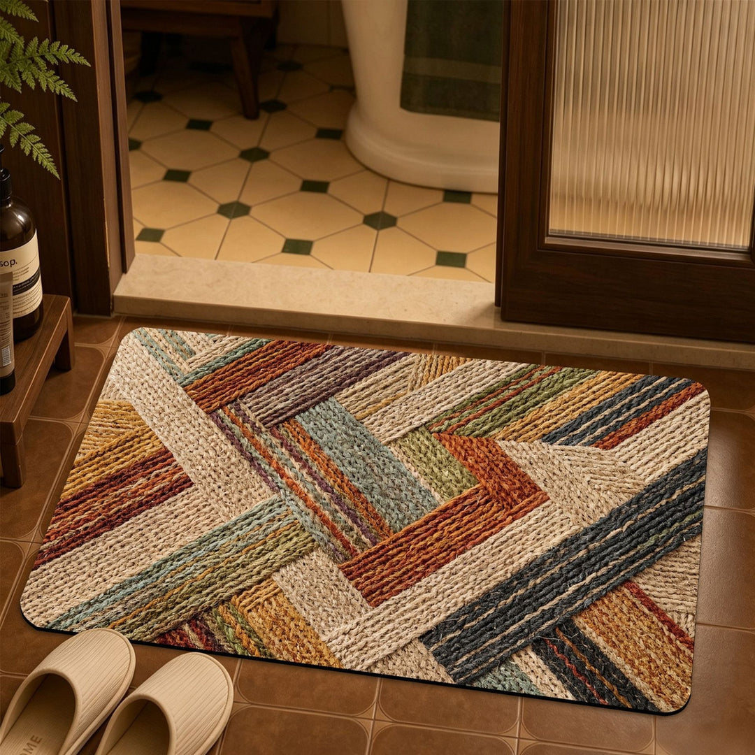 Heart Pattern Decorative Bath Mat Stornfield