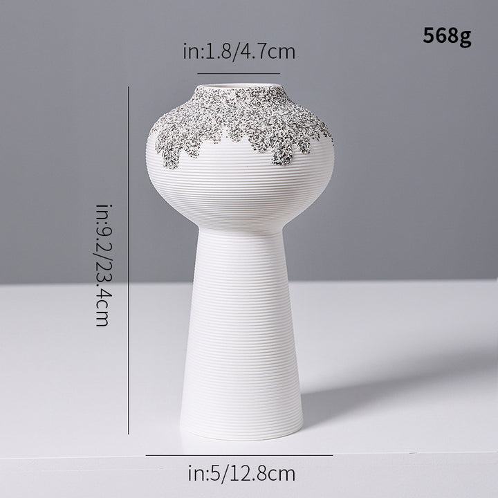 Textured Ceramic Centerpiece