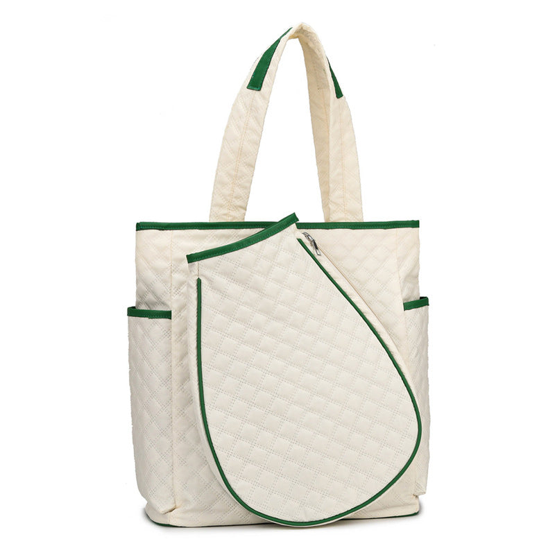 Quilted Multi-Pocket Tote Bag Stornfield