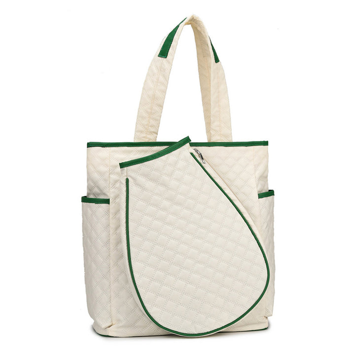 Quilted Multi-Pocket Tote Bag Stornfield