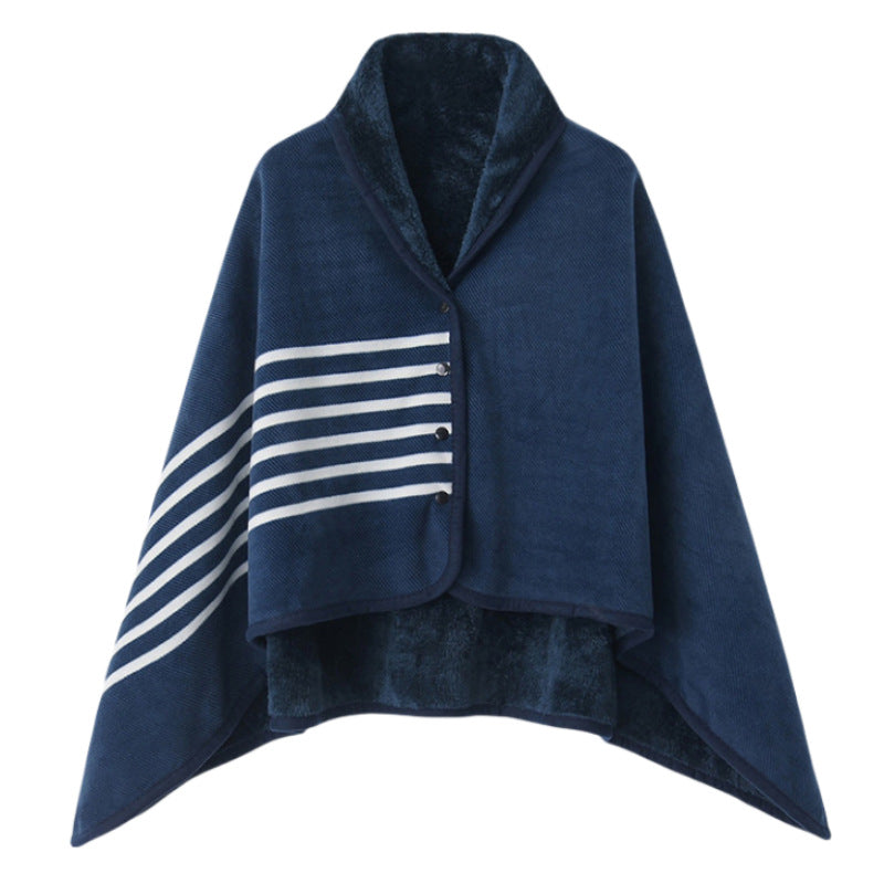 Ladies elegant warmkeeping poncho blanket Stornfield
