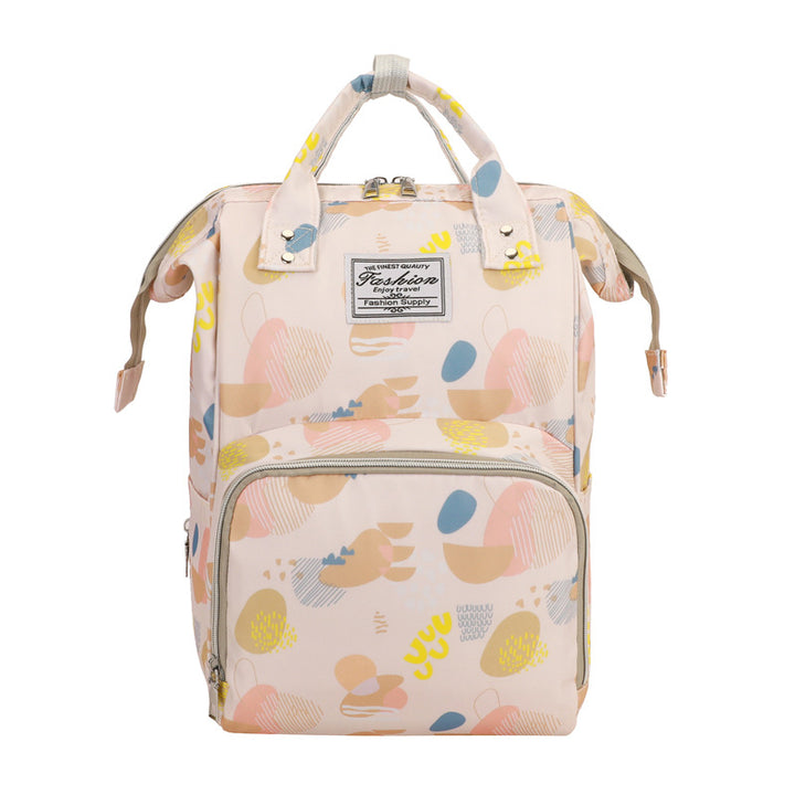 Floral Print Multi-Functional Diaper Backpack Stornfield