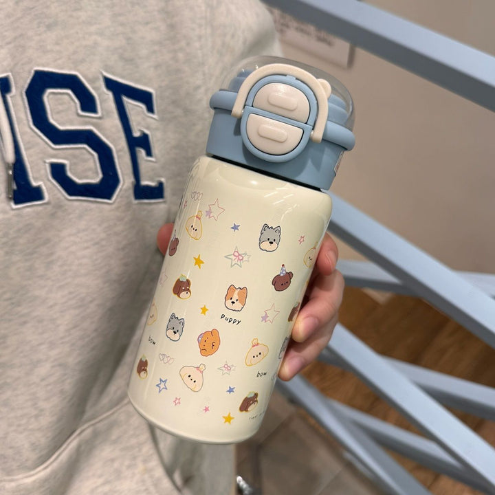 Women Waterproof Water Bottle with Leak-proof Lid and Animal Design Stornfield